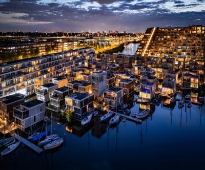 Floating Houses Amsterdam – Ngôi nhà nổi chống biến đổi khí hậu của người Hà Lan