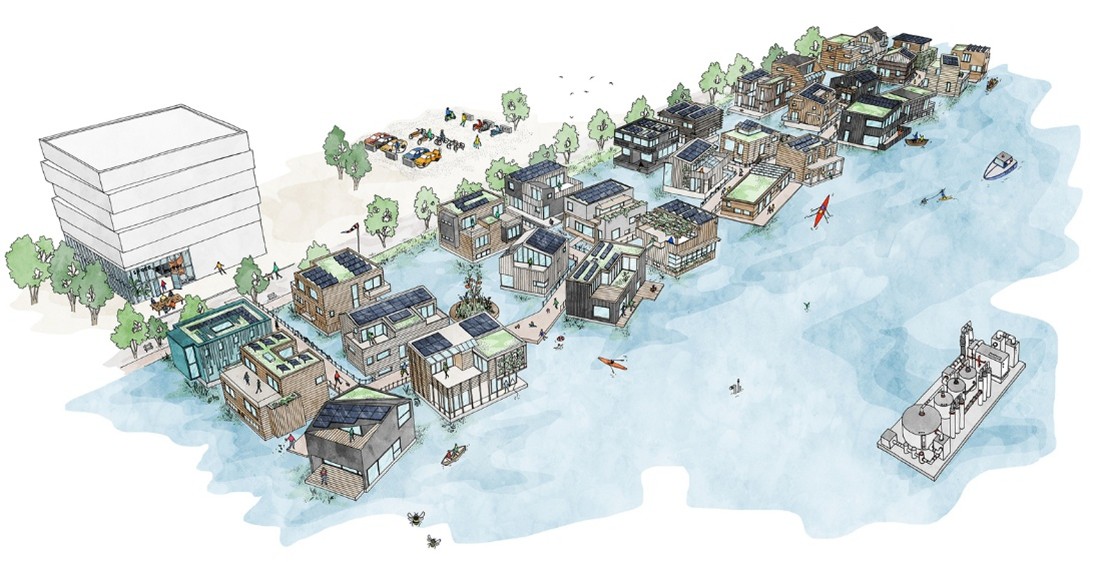 Floating Houses Amsterdam – Dutch Floating Houses Against Climate Change