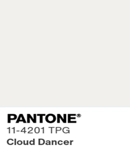 Pantone Colors of the Year 2026 – Cloud Dancer Peaceful white reigns supreme