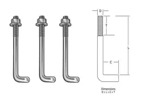 Bolts, screws and anchors