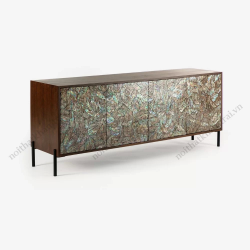 Kaleidoscope Mosaic Cabinet Shelf - K02