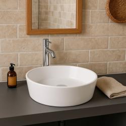 Chậu đặt bàn (Counter Top) FEECT4200AWHA, không lỗ thoát tràn