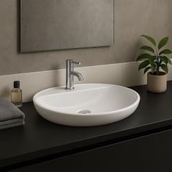 Drop In Sink VARDI25001AWHA, no overflow hole